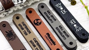 3x0.5 Knitting Labels – Faux Leather Tags for Handmade Crochet Projects & Gifts