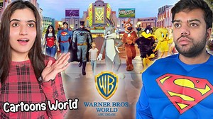 Cartoons Ki Duniya Mein Aa Gaye 😱 | Biggest Superhero And Cartoon Theme Park 😍 | Ducky Bhai