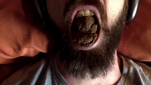 Caulking shit into my mouth (and vomiting)