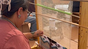 Navajo weaver shares the art of her ancestors across the southwest