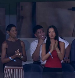 Ashlyn at the Game with Jude Bellingham’s Family