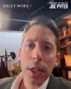 18K views · 54 reactions | Meet Joe Pyfer. Abused, homeless, nearly broken, Joe Pyfer refused victimhood and embraced resolve. He battled from the streets to the UFC spotlight, through discipline, faith, and relentless hard work. This isn't just MMA - it’s a man choosing perseverance over despair, personal responsibility over excuses. In a culture of quitters, Joe Pyfer fights. Watch 'Journey to the UFC: Joe Pyfer' on DailyWire+ | Michael Knowles | Facebook