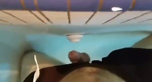 Cumming from pool jets
