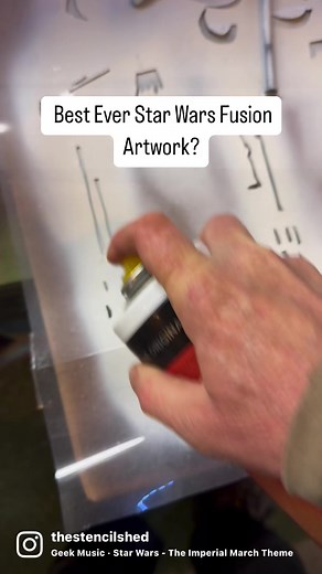 Made some more of my fav ever Star Wars fan art in extra large. #starwars #stormtrooper #stencilart | The Stencil Shed | Facebook