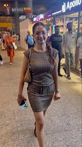 8.7K views · 41 reactions | Anushaka sen at airport arrival | Movie Review Preview | Facebook