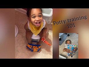 Day one of Potty Training my toddler. Vlog