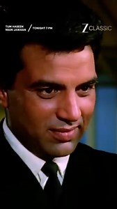 #Dharmendra softens his rugged charm as he pours his heart out, expressing love with quiet sincerity and emotional depth. Watch #TumHaseenMainJawaan, tonight at 07:00 PM. Only on #ZeeClassic.​ (Hindi Cinema Retro Bollywood Old Is Gold Hindi Movies Fans Classic Hindi Films Golden Age Of Hindi Cinema Movie Woh Zamana Kare Deewana) | Zee Classic