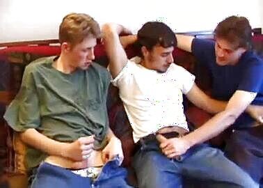 Straight Buds Have First Gay Sex