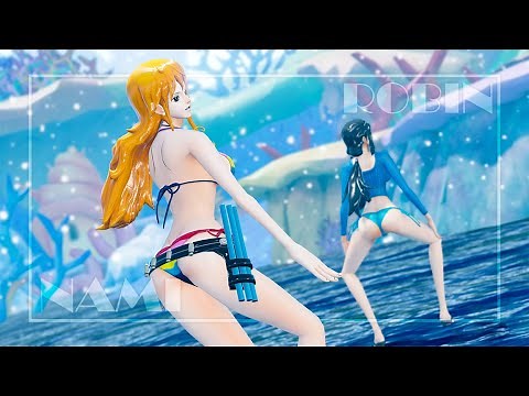 MMD : One Piece : NAMI X ROBIN : Chocolate Cream