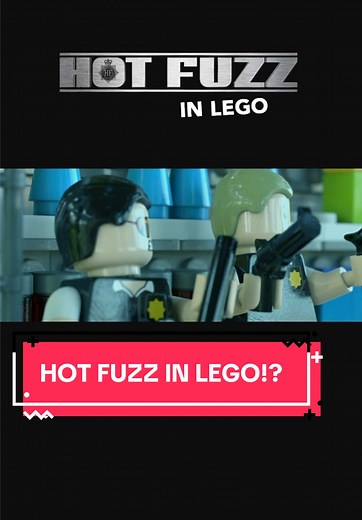 Hot Fuzz Scenes Reimagined in LEGO Animation