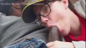 McDonald's employee sucking BBC in parking lot