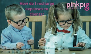 How do I recharge expenses to clients? | Pink Pig