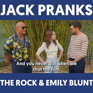 200K views · 1.2K reactions | Jack PRANKS The Rock and Emily Blunt | Jack Whitehall | Jack Whitehall | Facebook