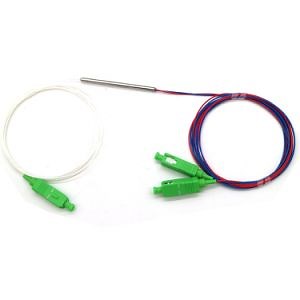 [Hot Item] 1X2 Steel Tube PLC Splitter Fiber Optic Fbt Copuler Gpon Splitter PLC Splitter for FTTH Communication with Factory Price