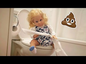 Reborn Toddler Learns To Use The Potty 🚽 Potty Training Video