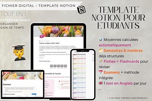 Student Notion Template, Complete Student Planner, Study Organization, Course Scheduling, Homework & Exam Tracking - Etsy Canada