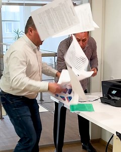 2.3K views | Office Mayhem: Watch the Copier Prank Spiral into Chaos! | Pretty Makeup | Facebook