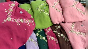 3.9K views · 52 reactions | স্টুডেন্ট বাজেটে কারচুপি কাজের লং গাউন #shopping #vairalvideo #viralvideoシ | Shopping Guide | Facebook