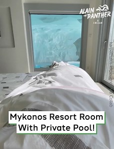 41K views · 165 reactions | Mykonos Resort Room With Private Pool! | Alain 'The Panther' Ngalani | Facebook