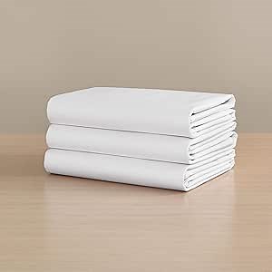 Amazon.com: H by Frette Percale Fitted Sheet (Twin) - Luxury All-White Fitted Bed Sheet/Cool and Crisp, Recommended for Anyone Who Gets Hot at Night / 100% Long-Staple Cotton : Home & Kitchen