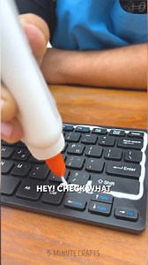 71K views · 120 reactions | Consider giving the keyboard glue hack a try! | 5-Minute Crafts Family | Facebook