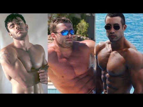 These bodybuilders are big and very handsome with real strength and real physiques