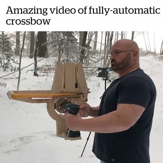 Man makes a fully-automatic crossbow 😱 | VT