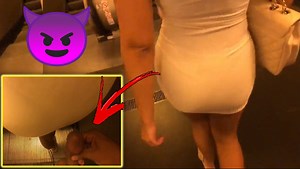 Encoxada girl with hot transparent dress 😳