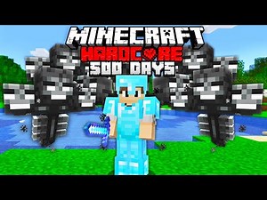 I Survived 500 Days of HARDCORE Minecraft...