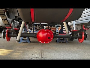 Jeep XJ rear axle and suspension install.