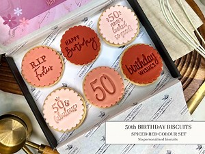 Bespoke Personalised Birthday Biscuits in Gift Box | Cookies | Gifts for Her | Gifts for Mum Sister Auntie Gran Daughter Aunty | Set: D4HZ6 - Etsy UK