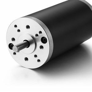 [Hot Item] Carbon Brush Fan Motor 63mm 12V 24VDC 3500rpm Electric Brushed DC Motor by Permanent Magnet