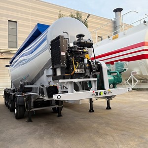 [Hot Item] Support Remote 5 Truck Cement Powder Tanker Semi Trailer with Good Price
