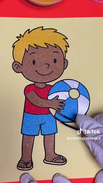 #painting #asmr #sandpainting #paint