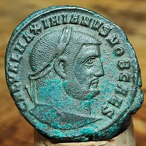 Galerius Maximianus Roman Coin With God Genius Reverse, AE1 Ancient Follis - Etsy Canada