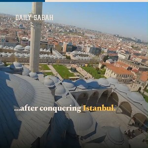 VIDEO — Drone footage reveals breathtaking beauty of the Fatih Mosque, 1st grand structure built by Ottomans after conquering Istanbul | DAILY SABAH