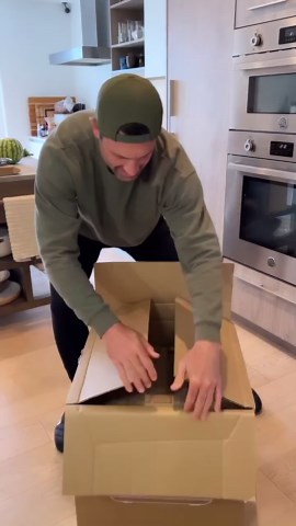 Maksim Chmerkovskiy on Instagram: "Let me know in the comments how excited you think I am about my @bravahome oven?!! I literally cant stop talking about it as well as to it, and @petamurgatroyd is jealous of our relationship. #inlovewithapplianceproblem #ad"