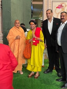 111K views · 2.4K reactions | Dhirendra Shastri (Bageshwar Dham), The Great Khali and Baba Ramdev at Anant Ambani and Radhika Merchant Blessings Ceremony | Bol Bollywood | Facebook