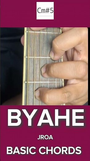 Byahe | BASIC CHORDS Tutorial | Jroa