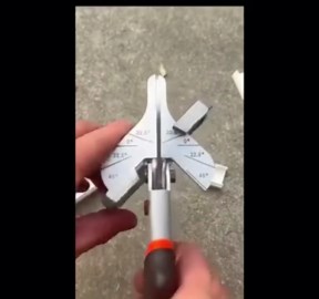 Multi-Angle Precision Miter Shears, Quarter Round Cutting Tool, Multi Angle Miter Shear Cutter, 45 to 135 Degree Multi Angle Trim Cutter, Hand Tools for Precision Cutting Soft Wood, Plastic, Pvc(2set)