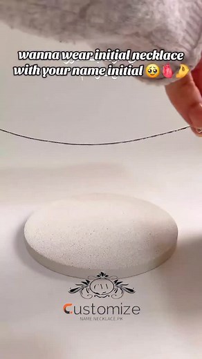 5.4K views · 27 reactions | Initial alphabet necklace Customtize yours Order now For details contact us on watsapp Or dm us #personalizedjewelry #customizenamenecklace #trendingreels #customjewelry #giftideas #explore #giftforher #initialnecklace | customize.namenecklace.pk | Facebook
