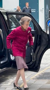 Princess Anne on a royal engagement in London #princessanne #royalvisit #london #royal #royalfamily #HRH | Marks London reels