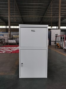 [Hot Item] Big Steel Parcel Drop Box Personal Locking Parcel Box