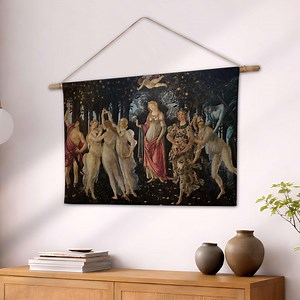 Primavera Tapestry, Sandro Botticelli Woven Wall Hanging Art, Famous Painting, Vintage History, Fine Art Decor, Italian Renaissance - Etsy