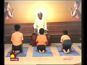 Dr Asana Andiappan Kalaignar Tv Yoga Program 10 07 2012 - Maha Mudra