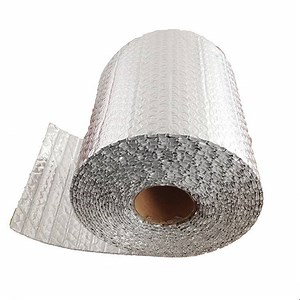 [Hot Item] Factory High R Value Fireproof Reflective Double Foil Bubble Heat Insulation for Warehouse Roof Insulation Material