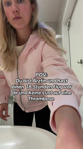 Thrombose Strümpfe für lange Flüge