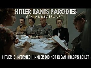 Hitler is informed Himmler did not clean Hitler's toilet