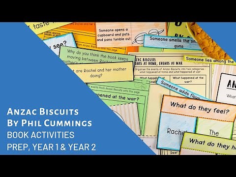 Anzac Biscuits - Book Activities for Lower Primary