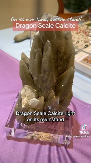 #DragonScaleCalcite #Calcite #CathedralCrystal #Elestial #TucsonGemShow #OutstandingSpecimens #CrystalConcentrics #gemshowfinds | Crystal Concentrics
